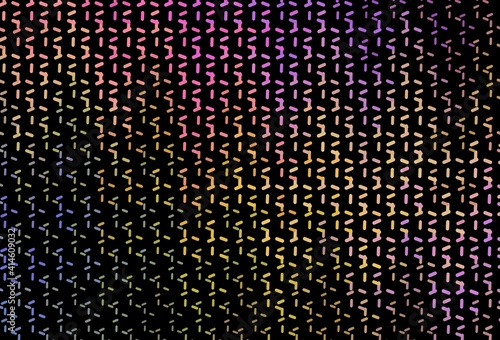 Dark Multicolor vector texture with colored lines.