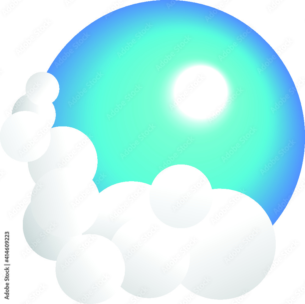 青空　イメージ　イラスト