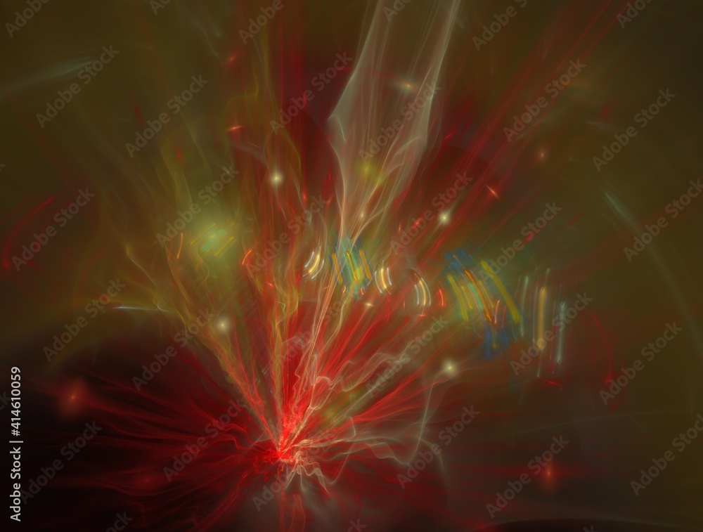 Imaginatory fractal background Image