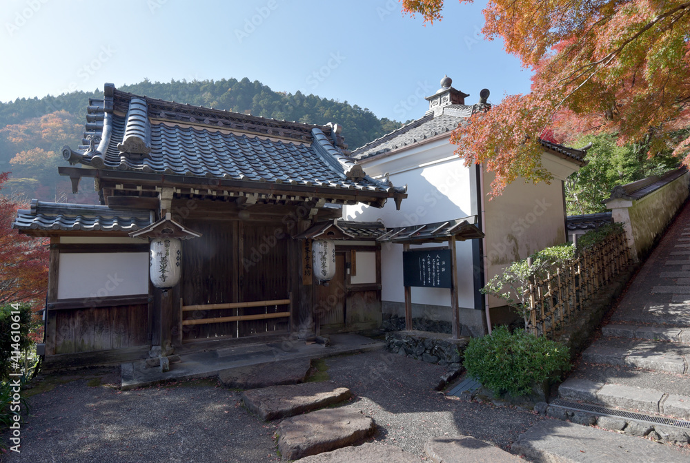 紅葉の善峯寺 本坊 京都市 紅葉の善峯寺 本坊 京都市