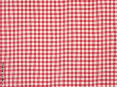 gingham cloth background with fabric texture