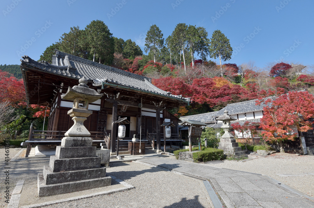 紅葉の善峯寺 釈迦堂 京都市 紅葉の善峯寺 釈迦堂 京都市