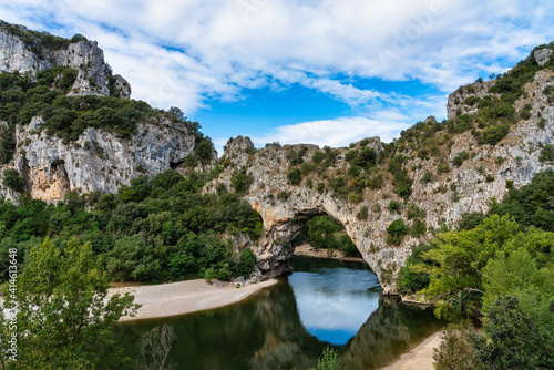 Pont D'Arc, rock arch over the Ardeche River in France