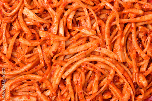 Fotografia Korean Kimchi background