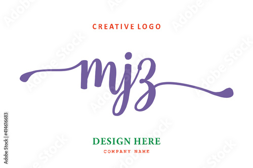 MJZ lettering logo is simple, easy to understand and authoritative