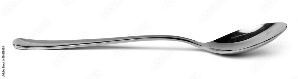 Stainless steel spoon isolated on white background Stainless steel spoon isolated on white background