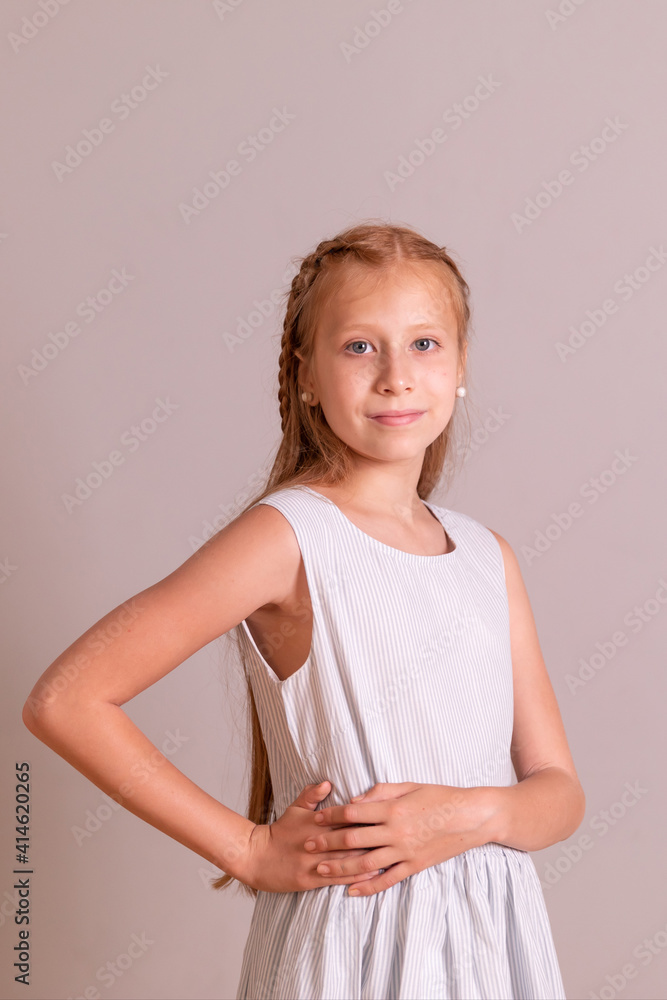 © fasli - portrait of a teen's red haired girl. Close-up © fasli - portrait of a teen's red haired girl. Close-up