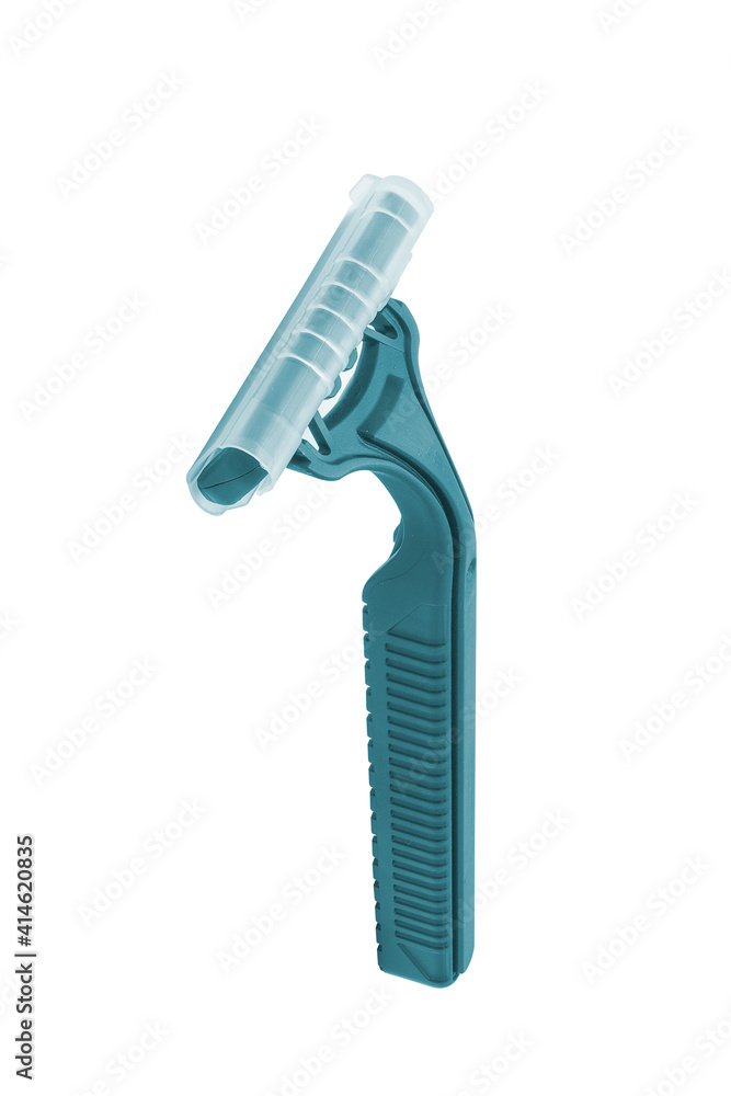 Man's Shaving classic razor isolated on white background Man's Shaving classic razor isolated on white background