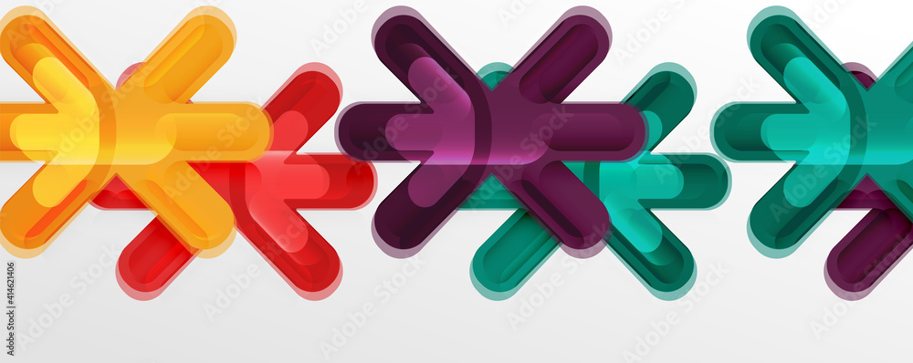 Abstract glossy crosses background for business or technology presentations, internet posters or web brochure covers Abstract glossy crosses background for business or technology presentations, internet posters or web brochure covers