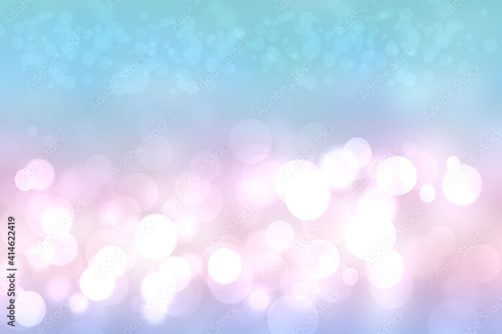 Abstract blurred vivid spring summer light delicate pastel pink blue bokeh background texture with bright soft color circles and bokeh lights. Card concept. Beautiful backdrop illustration. Abstract blurred vivid spring summer light delicate pastel pink blue bokeh background texture with bright soft color circles and bokeh lights. Card concept. Beautiful backdrop illustration.