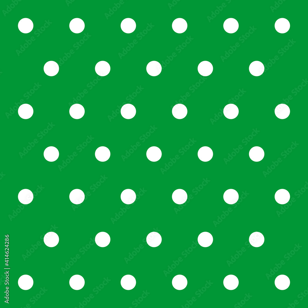 St. Patricks day pattern polka dots