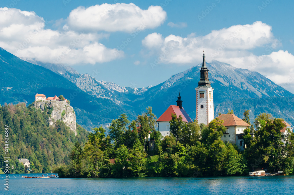 Church on the Bled lake