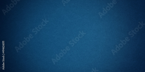 Texture of old navy grunge blue paper closeup background