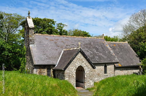 Fotografia, Obraz St Madoc's Church, Nolton, Pembrokeshire, Wales, UK