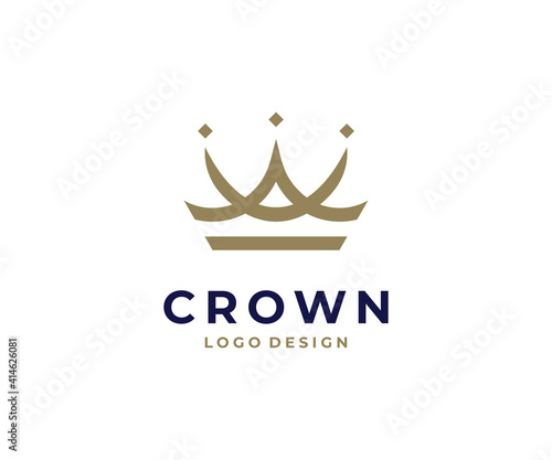 Logo design, crown, royal, prince, modern style