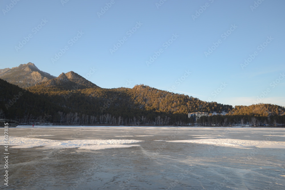 winter in the mountains