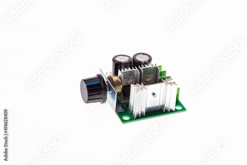 pwm PWM Motor Speed Controller on white background