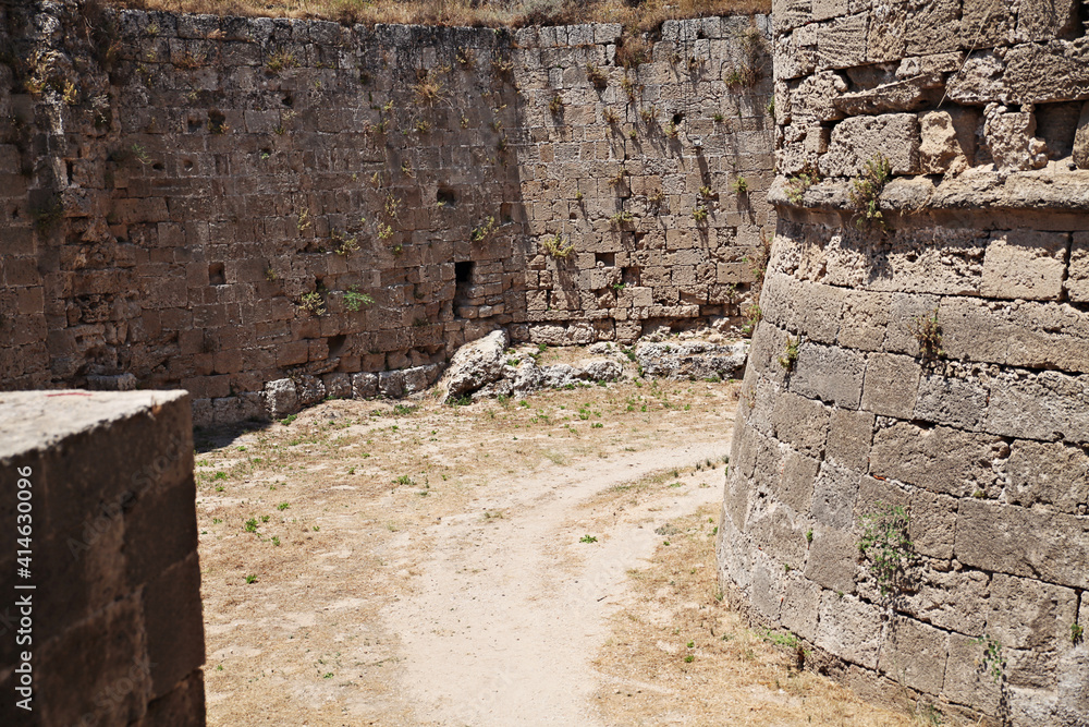 A castle from Rodos, a Greek Island