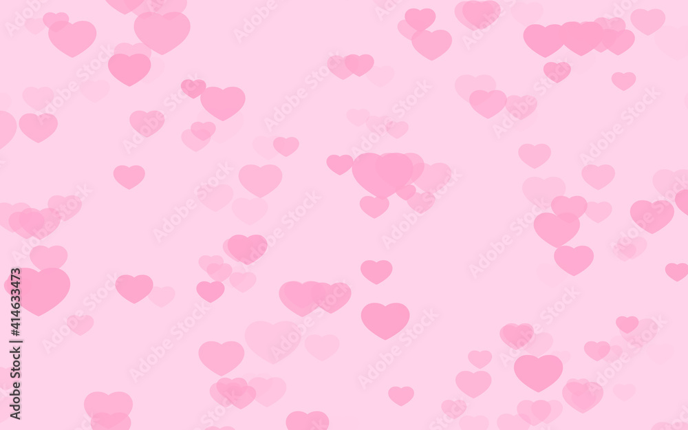 Valentine day pink hearts on pink background. Valentine day pink hearts on pink background.