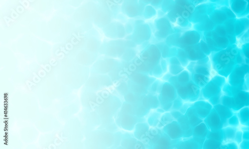 Blue white color water in swimming pool texture background. Wave pattern use for design summer holiday concept.