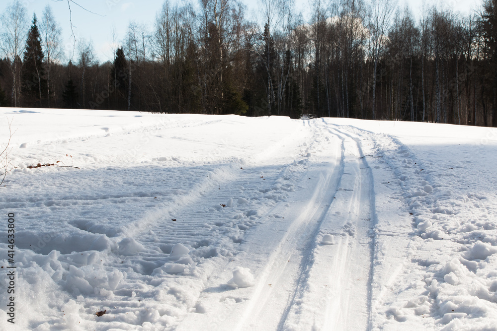 Obraz premium winter landscape nine