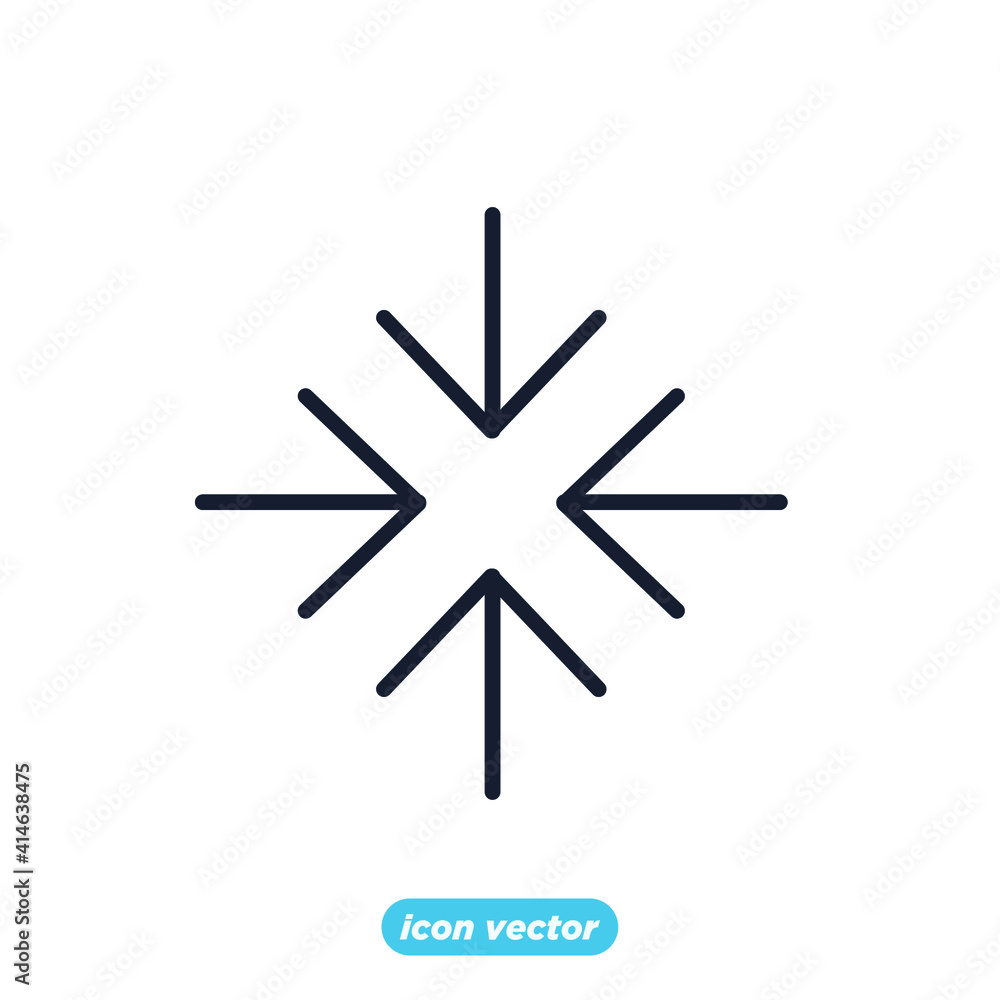 Scaling Arrow icon. Resize symbol template for graphic and web design collection logo vector illustration Scaling Arrow icon. Resize symbol template for graphic and web design collection logo vector illustration