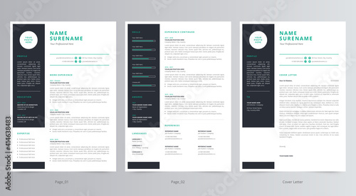 Professional Resume/CV And Cover Letter Template Design