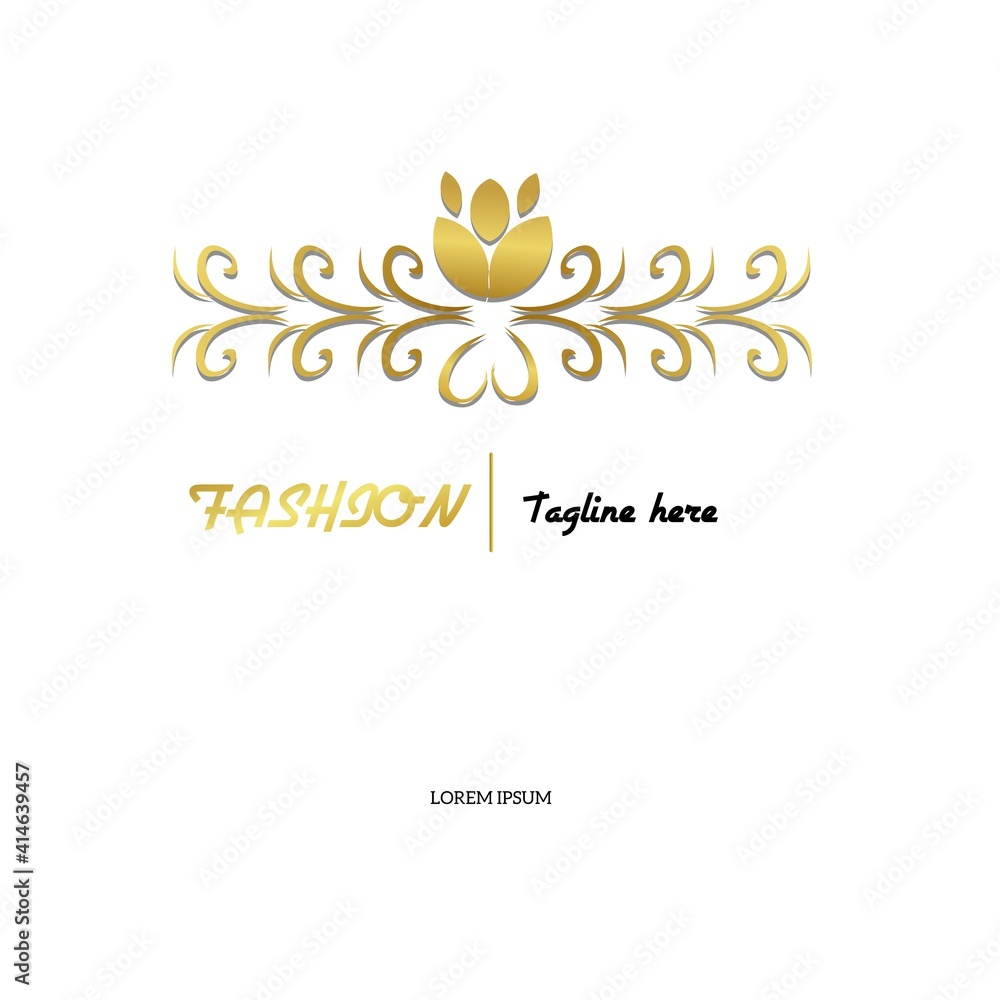 Fashion shop logo coat hanger logo vector design. Minimalist logo