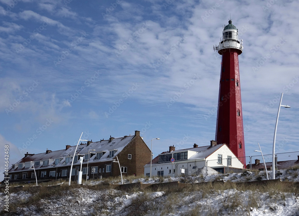 Red lighthouse of Scheveningen