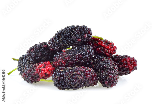 Mulberry Isolated on white background
