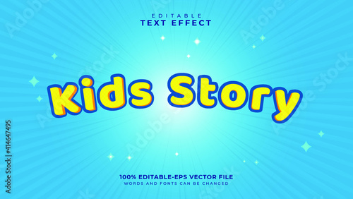 Text Effect Kids Story Style