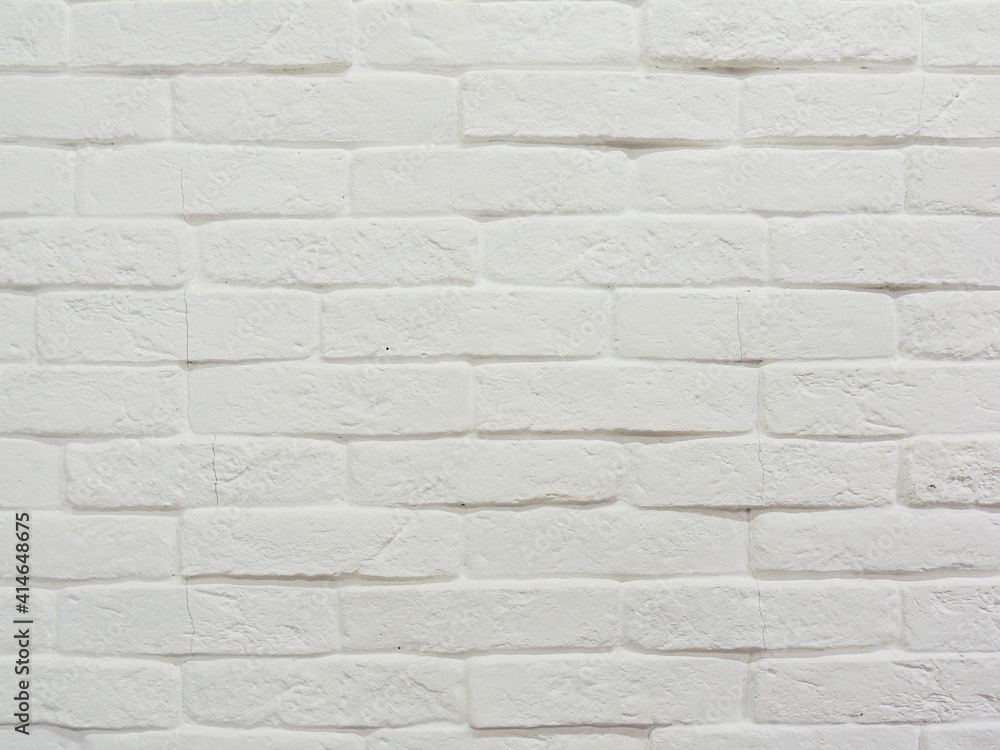 Fototapeta premium white brick wall