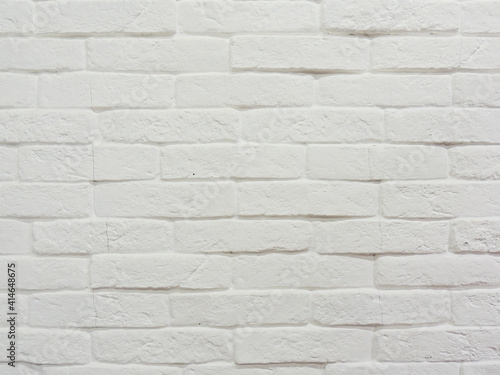 white brick wall