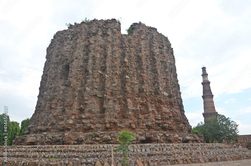 Qutub Minar, UNESCO World Heritage site in New Delhi,india