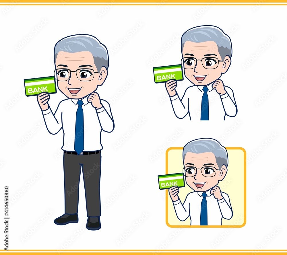 年配の男性と金融