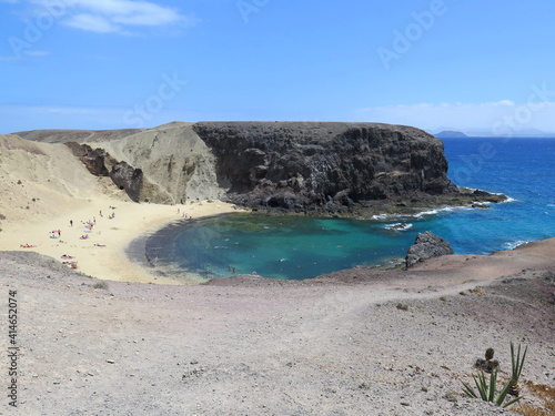 the Playas de Papagayo, Lanzarote, June
