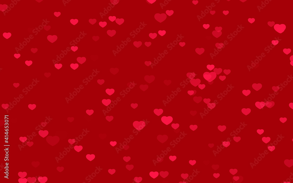 Valentine day red hearts on red background. Valentine day red hearts on red background.