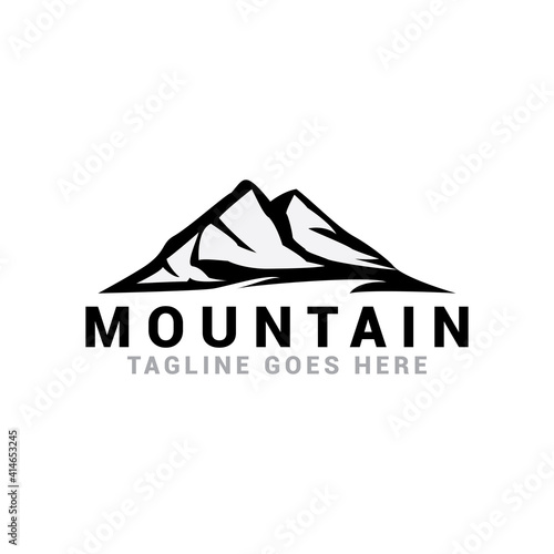 Montain logo icon vector template.
