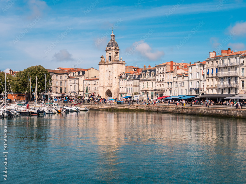 La Rochelle, France. View of 