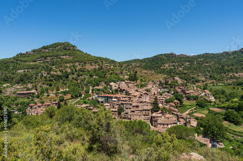 Village in nature. Mura is a picturesque village in Barcelona province, Catalonia, Spain. It is located in Parque Natural de Sant Llorenç del Munt i l'Obac.