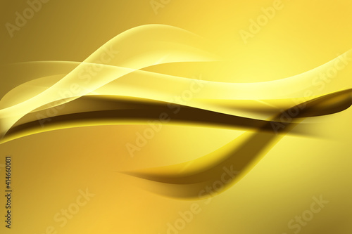 Brown and gold trendy abstract waves texture. Blur lines pattern background. 