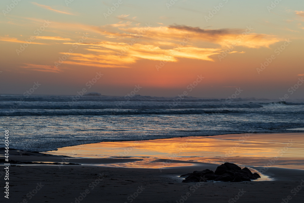 Sunset over Birubi Beach Australia