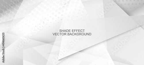 Halftone Dynamic Gray Vector Background. Modern Faded Banner.