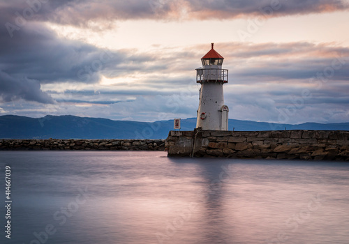 Lighthouse Trondheim Norway photo
