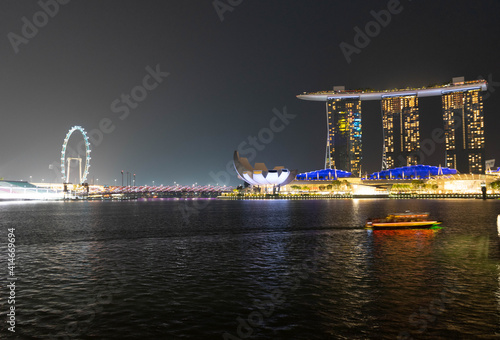 Photos Marina Bay Hotel skyline, Singapore