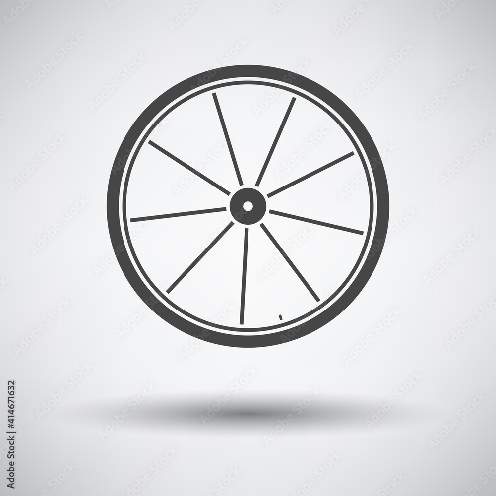 Obraz premium Bike Wheel Icon