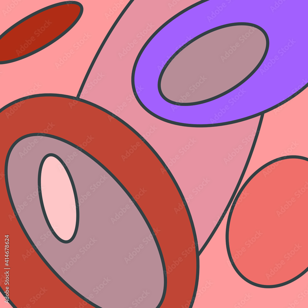 abstract vector background with circles