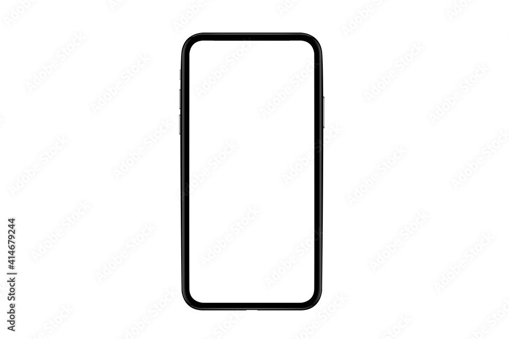 Smartphone Mockup, Highly Detailed iphon Isolated for Infographic Global Business web site design app - include clipping pat Smartphone Mockup, Highly Detailed iphon Isolated for Infographic Global Business web site design app - include clipping pat