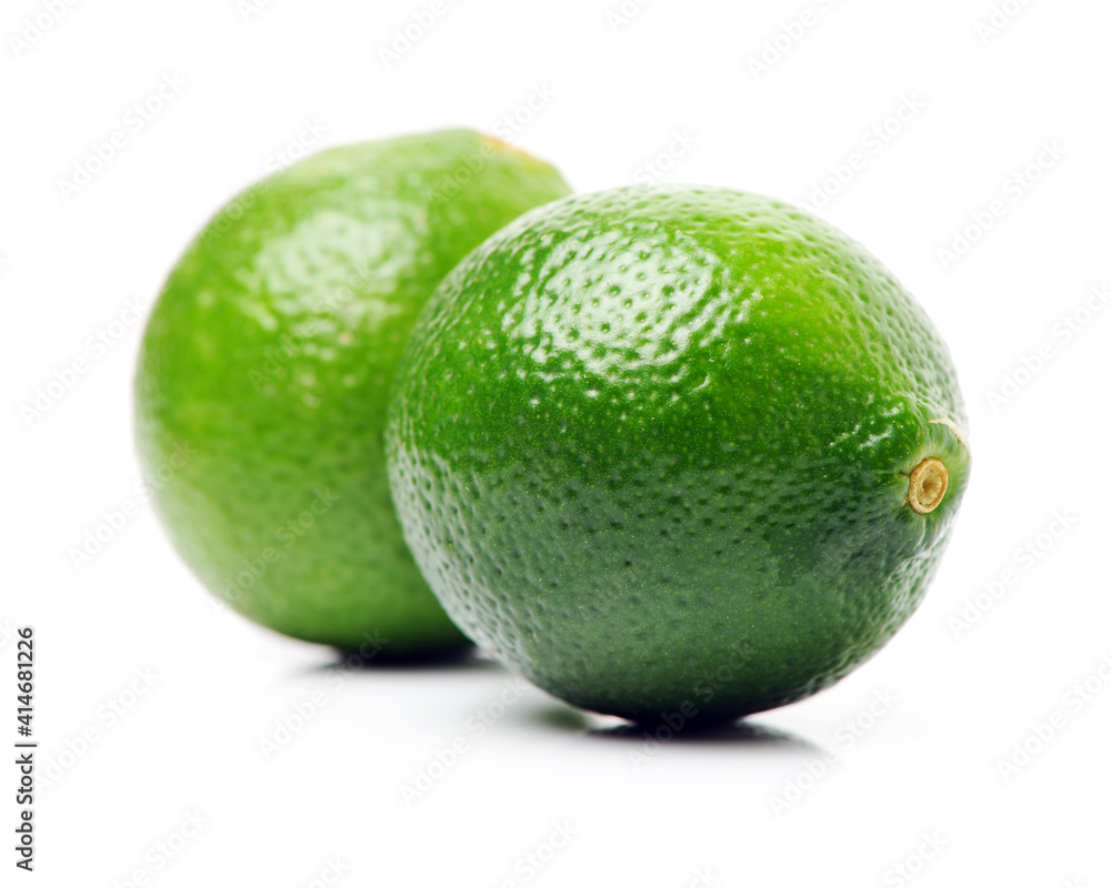 lime isolated on white background lime isolated on white background