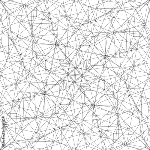Background of geometric facets. Modern black and white vector pattern.